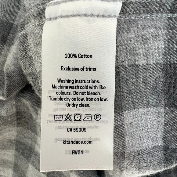KIT + ACE Craftsman Flannel Button Up Shirt - Brand New - Picture 4 of 4